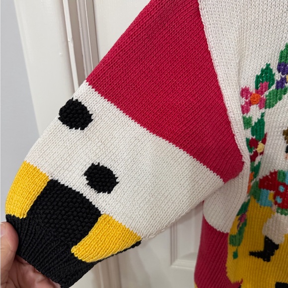 VINTAGE‎ BEREK hand knit horse equestrian button front cardigan sweater - Picture 11 of 11